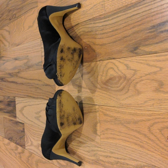 RSVP Peeptoe Satin Dress Heels Sz 9 - Picture 5 of 5